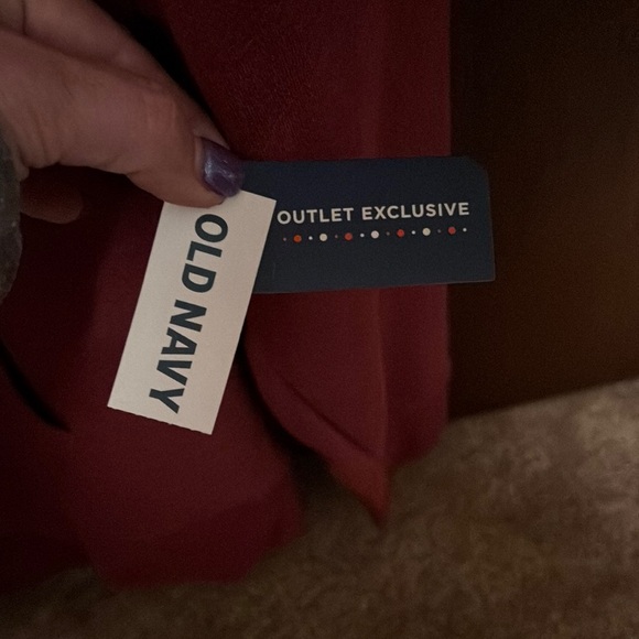 Old Navy Red Hoodie with White Accents - Picture 2 of 4